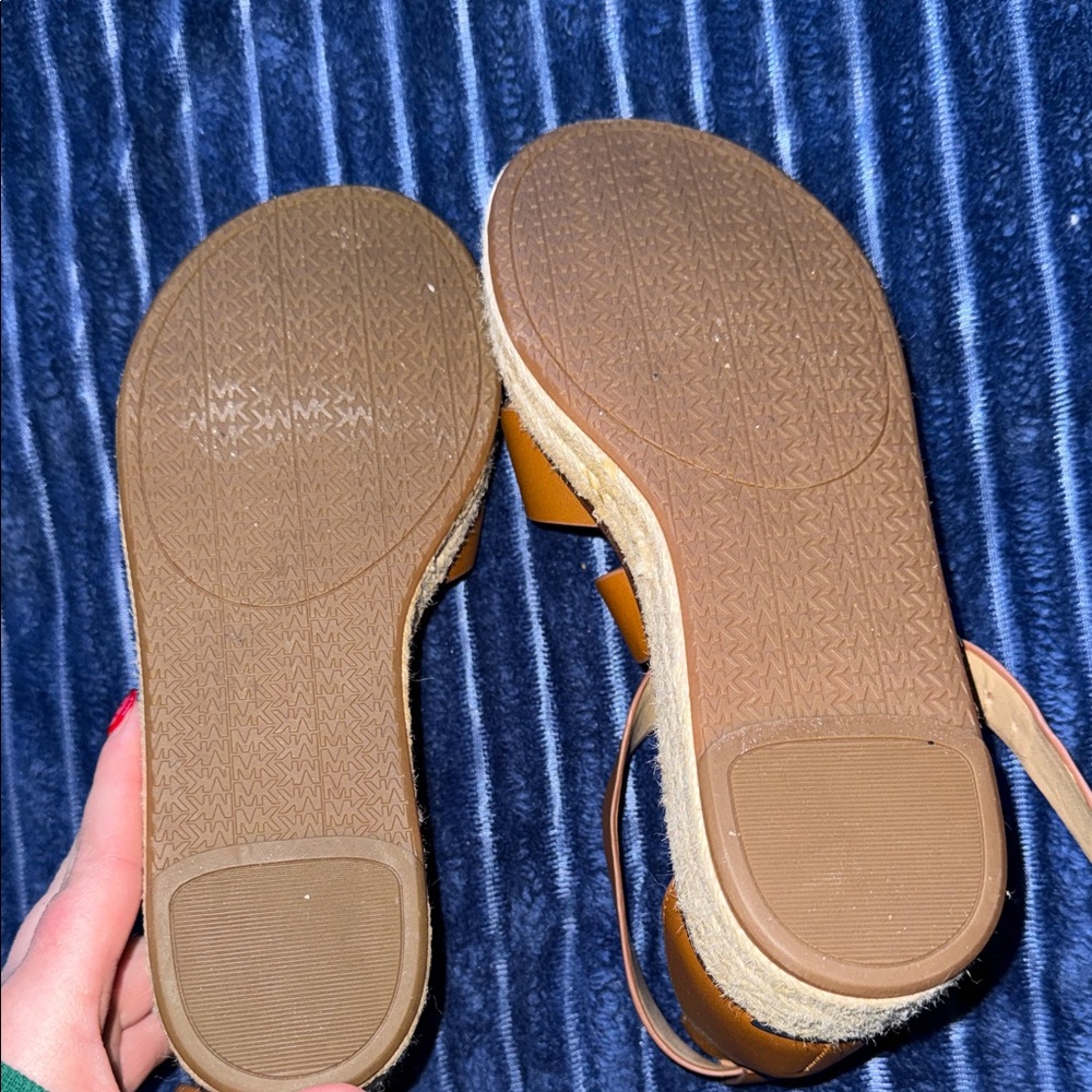 Michael Kors Tan Strappy Sandals - Picture 3 of 4